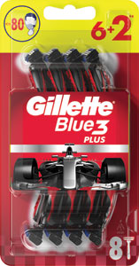 Gillette Blue3 jednorázový holiaci strojček Nitro 8 ks - Teta drogérie eshop