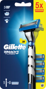 Gillette Mach3 3D strojček + 5 hlavíc