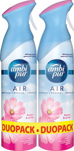Ambi Pur osviežovač vzduchu Flowers & Spring 2 x 300 ml - Air Wick osviežovač vzduchu Aquamarine 300 ml | Teta drogérie eshop