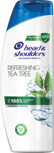 Head & Shoulders šampón ReFreshing Tea Tree 400 ml - Green Pharmacy šampón proti lupinám brezové púčiky a ricínový olej 350 ml | Teta drogérie eshop