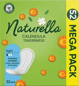 Naturella intímne vložky Calendula Light 52 ks - always slipové vložky 100 % Organic Cotton Normal 38 ks | Teta drogérie eshop