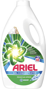 Ariel tekutý prací prostriedok Moutain Spring 2.64 l / 48 PD - Persil prací gél Deep Clean Plus Regular 50 praní 2,5 l | Teta drogérie eshop