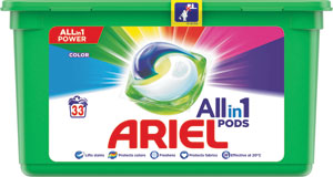 Ariel gélové tablety Color 33 ks - Teta drogérie eshop