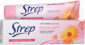 Strep/Opilca depilačný krém na tvár a bikiny 75 ml