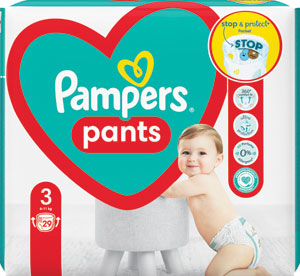 Pampers Pants plienkové nohavičky veľkosť 3 29 ks - Happy Mimi Flexi Comfort detské plienky 2 Mini Jumbo balenie 90 ks | Teta drogérie eshop