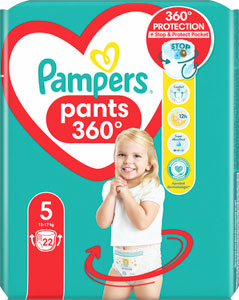 Pampers Pants plienkové nohavičky veľkosť 5 22 ks