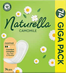 Naturella intímne vložky Camomile Normal 74 ks