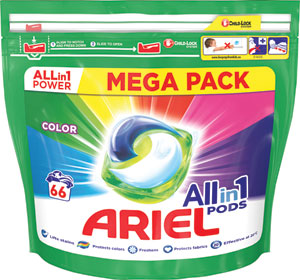 Ariel gélové tablety Color 66 ks - Teta drogérie eshop