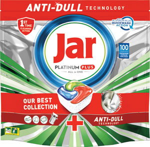 Jar Platinum tablety do umývačky riadu Plus Quick Wash 100 ks