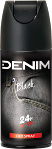 Denim deodorant Black 150 ml  - Teta drogérie eshop