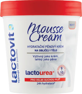 Lactovit Lactourea Mousse Cream hydratačný penový krém 250 ml - Teta drogérie eshop