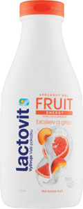 Lactovit sprchový gél Fruit Energy broskyňa a grapefruit 500 ml - Teta drogérie eshop