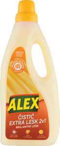 ALEX čistič extra lesk 2v1 na laminát s vôňou pomaranča 750 ml - BactoSTOP univerzálny dezinfekčný čistič na podlahy 1 l | Teta drogérie eshop