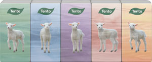 Tento hygienické vreckovky Natural Soft 3-vrstvové, 10x10