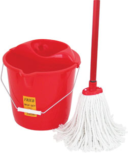 Cedric Mop Set 4dielna súprava, 10 l vedro