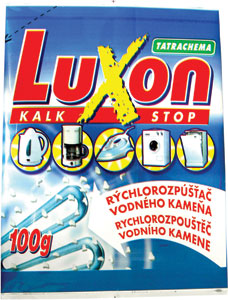 Luxon odstraňovač vodného kameňa 100 g - Calgon 3v1 Powerball tablety 15 ks | Teta drogérie eshop