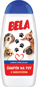 Bela insekticídny šampón na umývanie psov a mačiek 230 ml