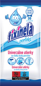 Fixinela perfekt univerzálne vlhčené utierky 30 ks - Mr. Proper čistiaci sprej Ultra Power Hygiene 750 ml | Teta drogérie eshop