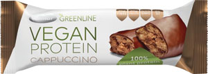 Greenline Vegan proteinová tyčinka Cappuccino 40 g