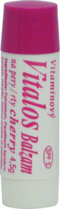 Vitalos balzam na pery Cherry UV5+ - Dermacol farba na pery dlhotrvajúca č. 24 | Teta drogérie eshop