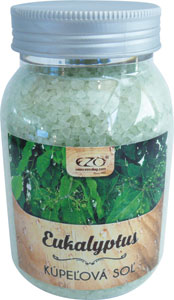 Ezo vonná kúpeľová soľ eukalyptus Nature 650 g - Relaxa nepenivá mäta prieporná 1000 g | Teta drogérie eshop