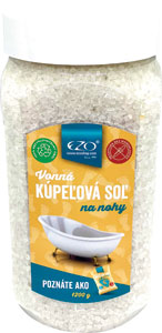 Ezo vonná kúpeľová soľ na nohy 1200 g