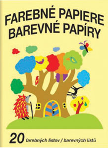 Farebný papier 20 listov