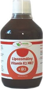 Lipozomálny výživový doplnok Vitamín K2 MK7 + D3 250 ml - Teta drogérie eshop