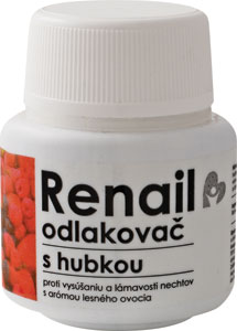 Renail odlakovač s hubkou bezacetónový 50 ml