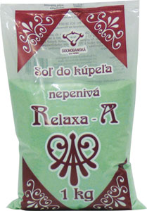 Relaxa nepenivá Eukalyptus 1000 g - Ezo vonná kúpeľová soľ levanduľa Nature 650 g | Teta drogérie eshop