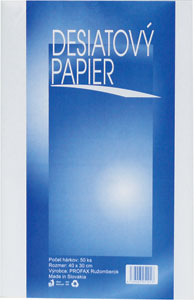 Desiatový papier hárky 50 ks - Fino potravinová fólia 20 m | Teta drogérie eshop