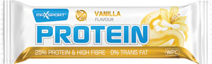 MaxSport Proteínová tyčinka vanilka 60 g - Teta drogérie eshop