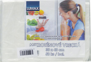 Lumax mikroténové vrecká rolo blok balené 30 x 40cm 50 ks