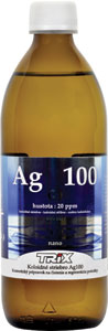 Koloidné striebro Ag 100 20 ppm 500 ml - Teta drogérie eshop