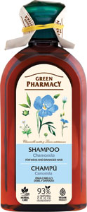 Green Pharmacy šampón pre farbené a melírované vlasy harmanček a ľanový olej 350 ml