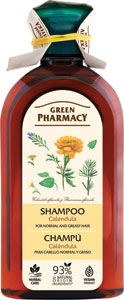 Green Pharmacy šampón pre mastné vlasy nechtík a rozmarínový olej 350 ml
