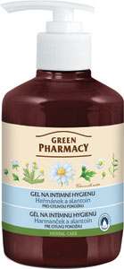 Green Pharmacy gél na intímnu hygienu citlivá pokožka 370 ml - Teta drogérie eshop