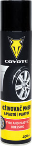 Oživovač pneumatík a vonkajších plastov sprej 400 ml - Coyote čistič skiel a plastov 650 ml | Teta drogérie eshop
