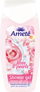 Ameté sprchovací gél Rose & Pearls 250 ml - Nivea sprchovací gél Creme Sensitive 250 ml | Teta drogérie eshop