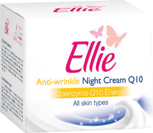 Ellie nočný krém proti vráskam Q10 50 ml - Ellie Collagen Flexi Spevňujúci denný krém 50 ml | Teta drogérie eshop