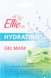 Ellie hydratačná pleťová maska 2 x 8 ml - Ellie Pure Green Upokojujúca gélová maska 2x8ml | Teta drogérie eshop
