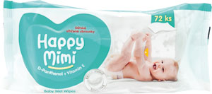 Happy Mimi detské vlhčené obrúsky 72 ks - Pampers Wipes vlhčené utierky Harmonie aqua 192 ks | Teta drogérie eshop