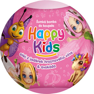 Happy Kids Šumivá bomba do kúpeľa 100 g - mix variant