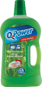 Q-Power univerzálny čistiaci prostriedok vône herbal 1 l - Teta drogérie eshop