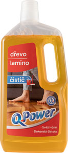 Q-Power čistič na drevo a lamino 1l - BactoSTOP univerzálny dezinfekčný čistič na podlahy 1 l | Teta drogérie eshop