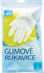 Tip Line Gumové rukavice veľkosť S 1 pár - Teta drogérie eshop