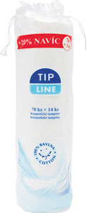 Tip Line kozmetické tampóny 84 ks - Teta drogérie eshop