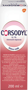 CORSODYL ústna voda 200 ml