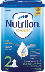 Nutrilon následné dojčenské mlieko 2 Advanced 800 g - Teta drogérie eshop
