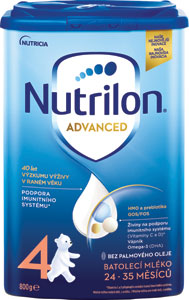 Nutrilon batoľacie mlieko  4 Advanced 800 g - Sunar batoľacie mlieko Complex 3 banán 2 x 300 g (600 g) | Teta drogérie eshop